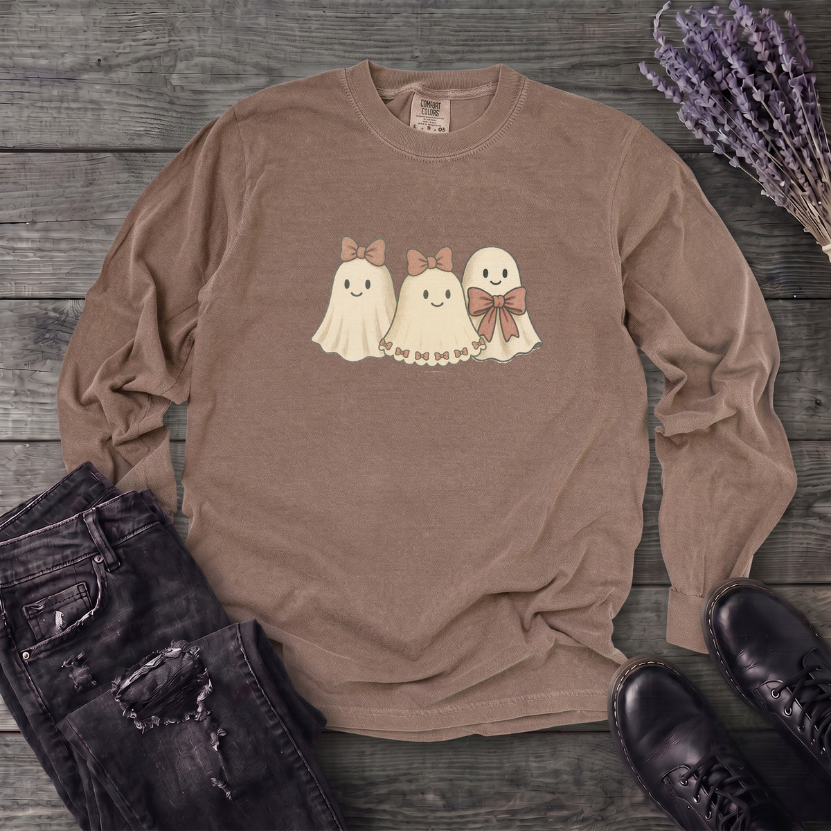 coquette ghost trio Long Sleeve T-Shirt