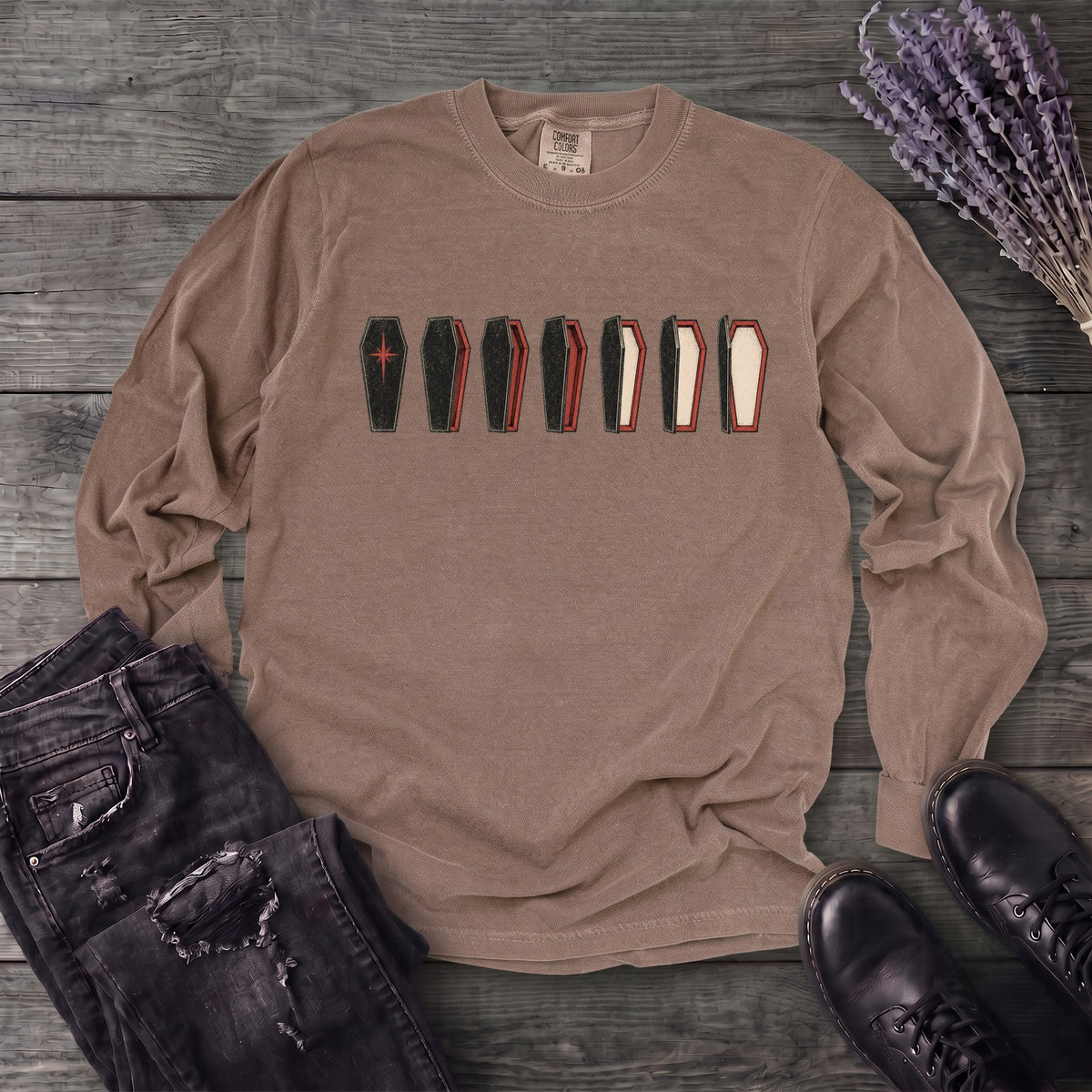 Coffin Evolution Long Sleeve T-Shirt