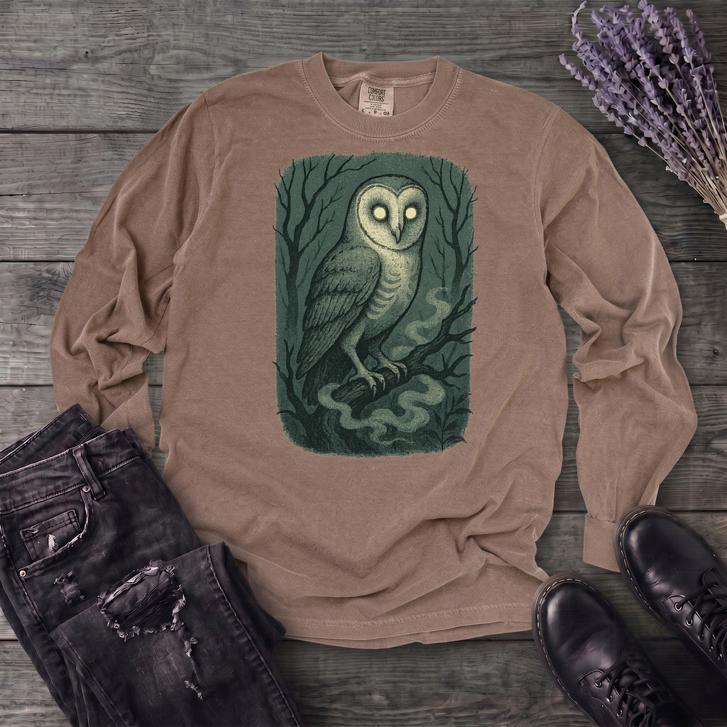 Woodland Spirits Owl Long Sleeve T-Shirt