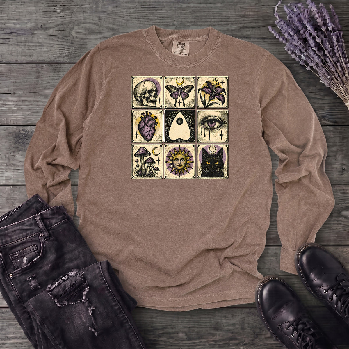 Occult Grid Long Sleeve T-Shirt