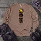 Tiki Tower Frog Long Sleeve T-Shirt