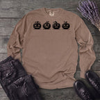 Four Jack-O-Lanterns Long Sleeve T-Shirt