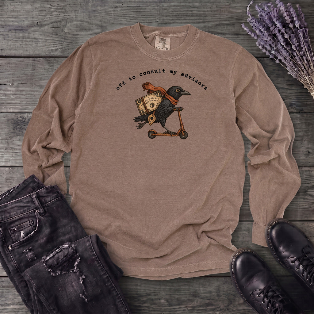 Off To Consult My Advisors Long Sleeve T-Shirt