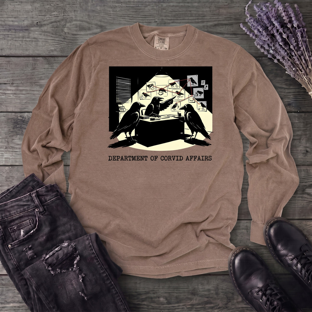 Department of Corvid Affairs Long Sleeve T-Shirt