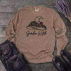 garden witch floral hat Long Sleeve T-Shirt