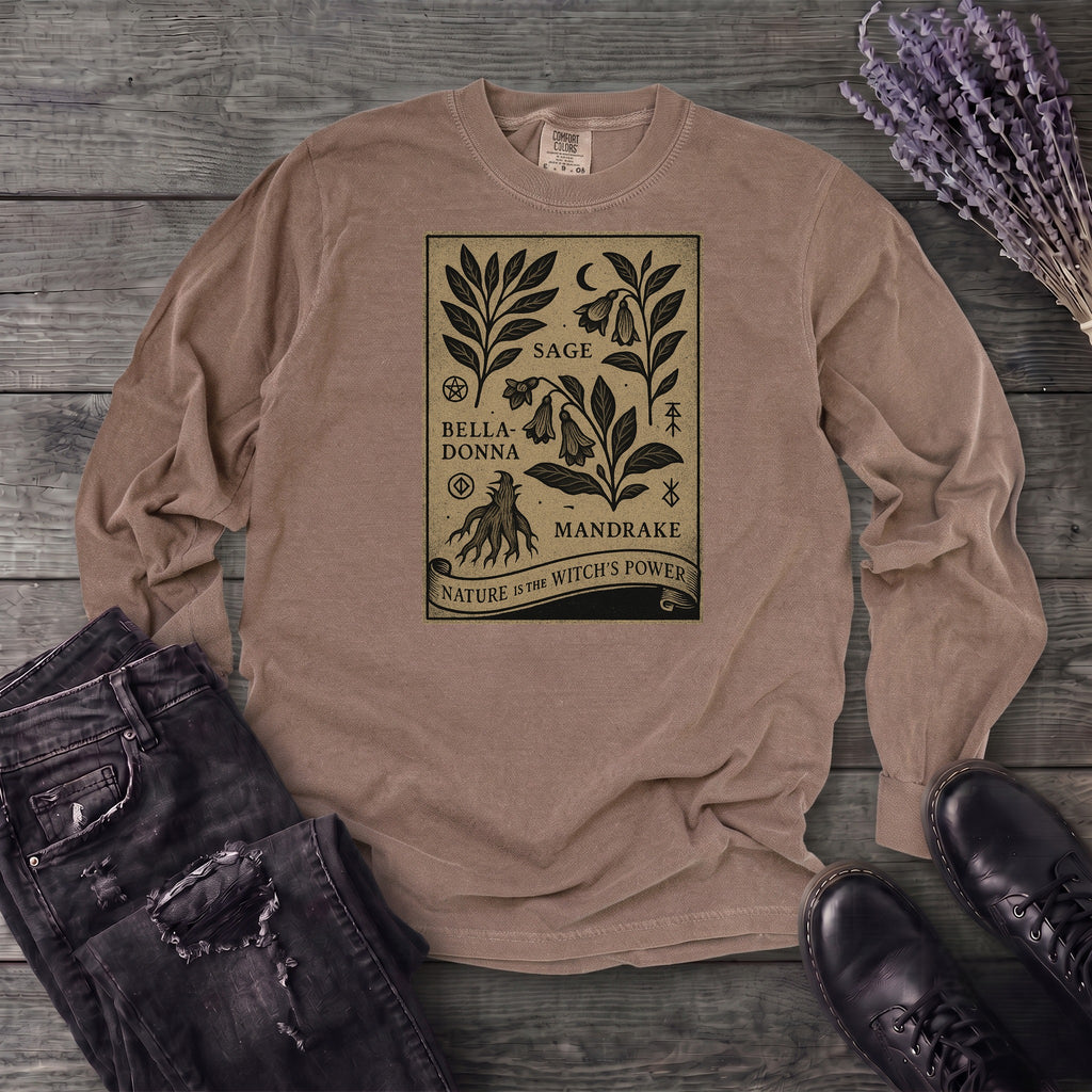 Nature Is The Witchs Power Long Sleeve T-Shirt