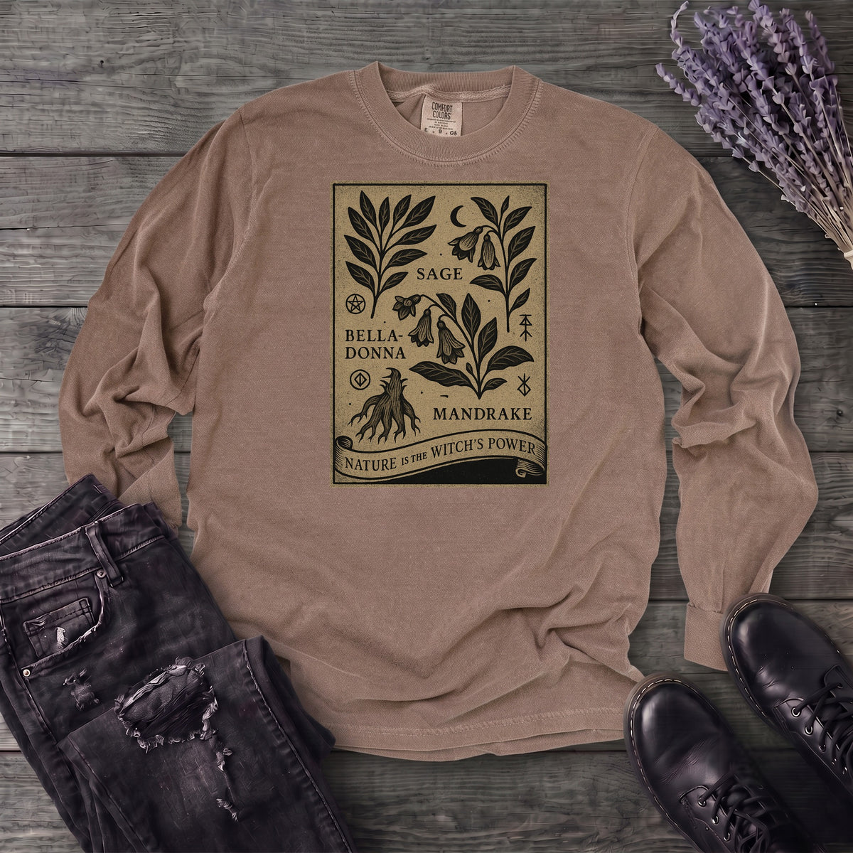 Nature Is The Witchs Power Long Sleeve T-Shirt