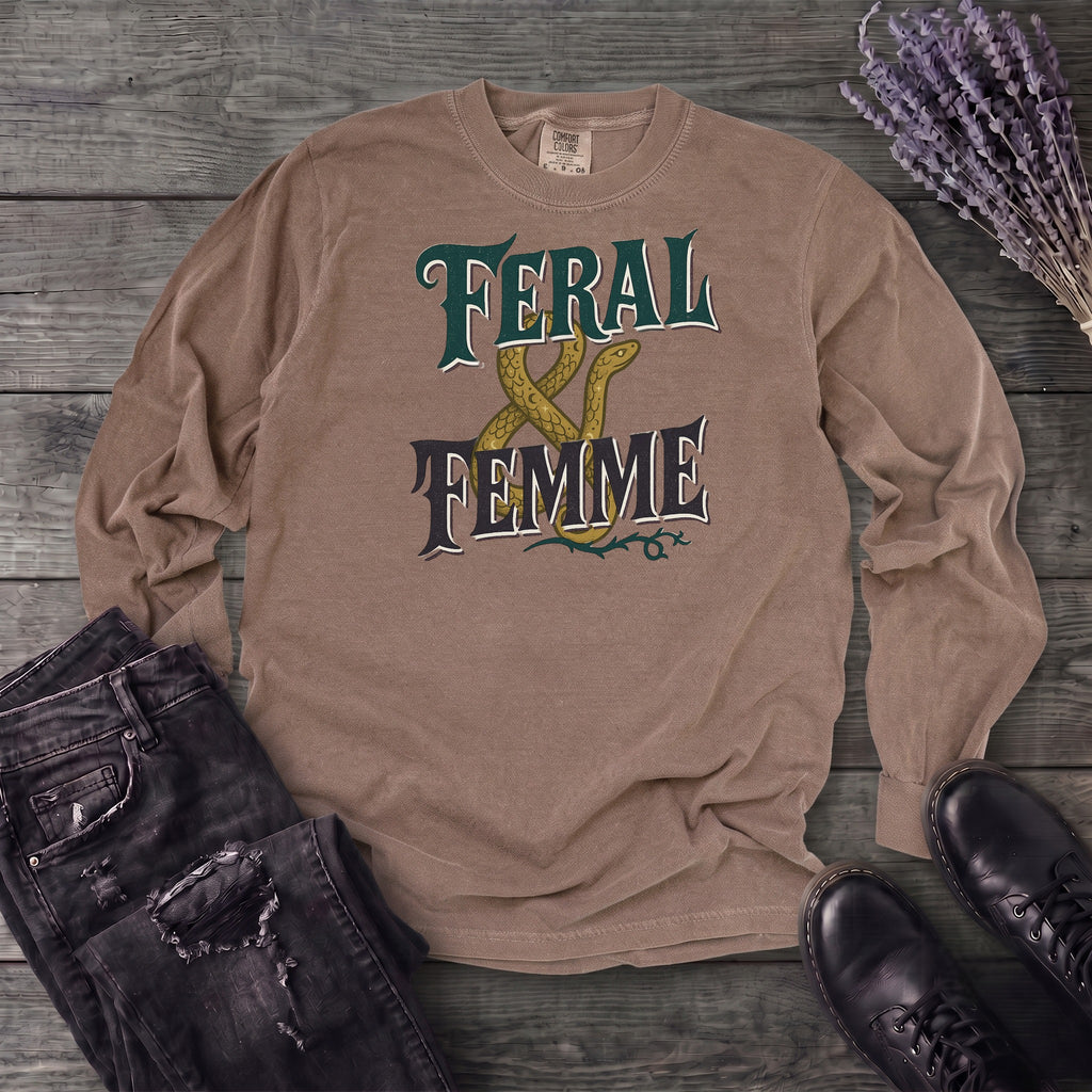 Feral And Femme Long Sleeve T-Shirt