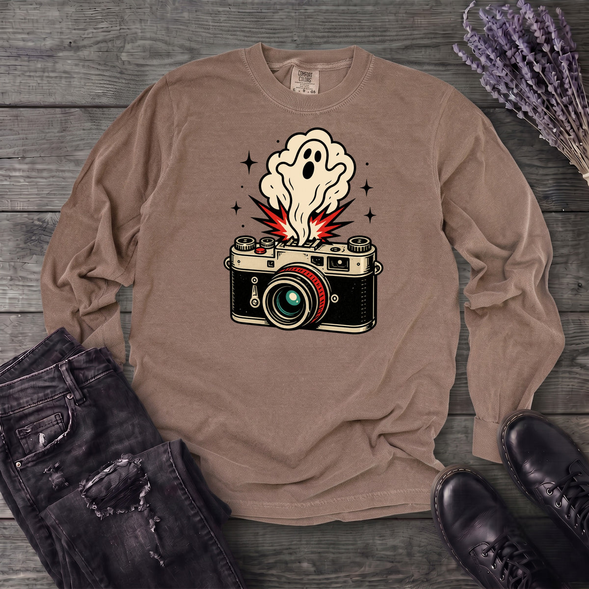 Ghost Flash Long Sleeve T-Shirt