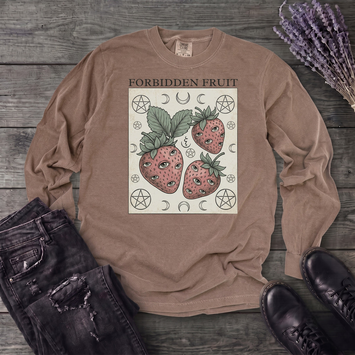 Forbidden Fruit Strawberries Long Sleeve T-Shirt