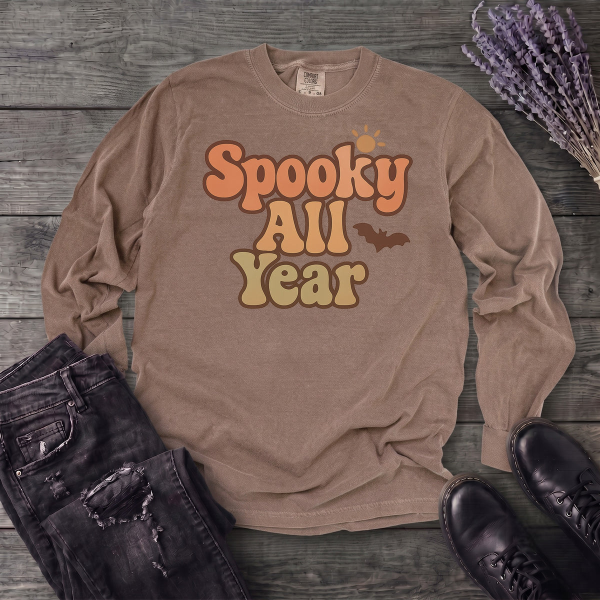 Spooky All Year Long Sleeve T-Shirt