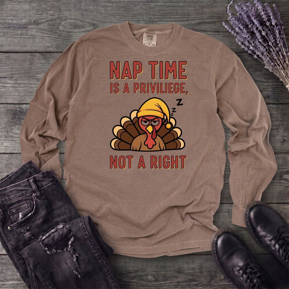 Nap Time Long Sleeve T-Shirt