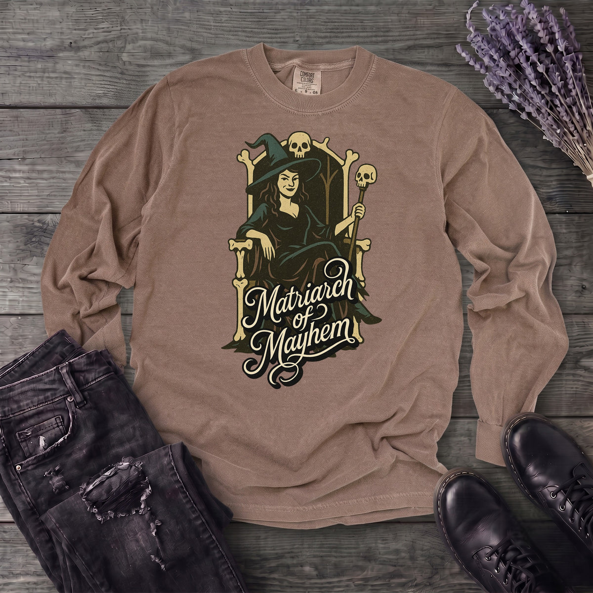 Matriarch of Mayhem Long Sleeve T-Shirt