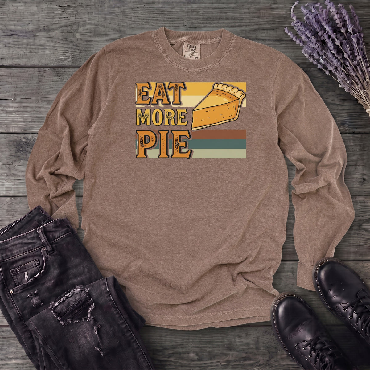 Eat More Pie Long Sleeve T-Shirt
