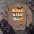 Trick Treat Repeat Muted Long Sleeve T-Shirt