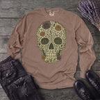 Wildflower Skull Long Sleeve T-Shirt