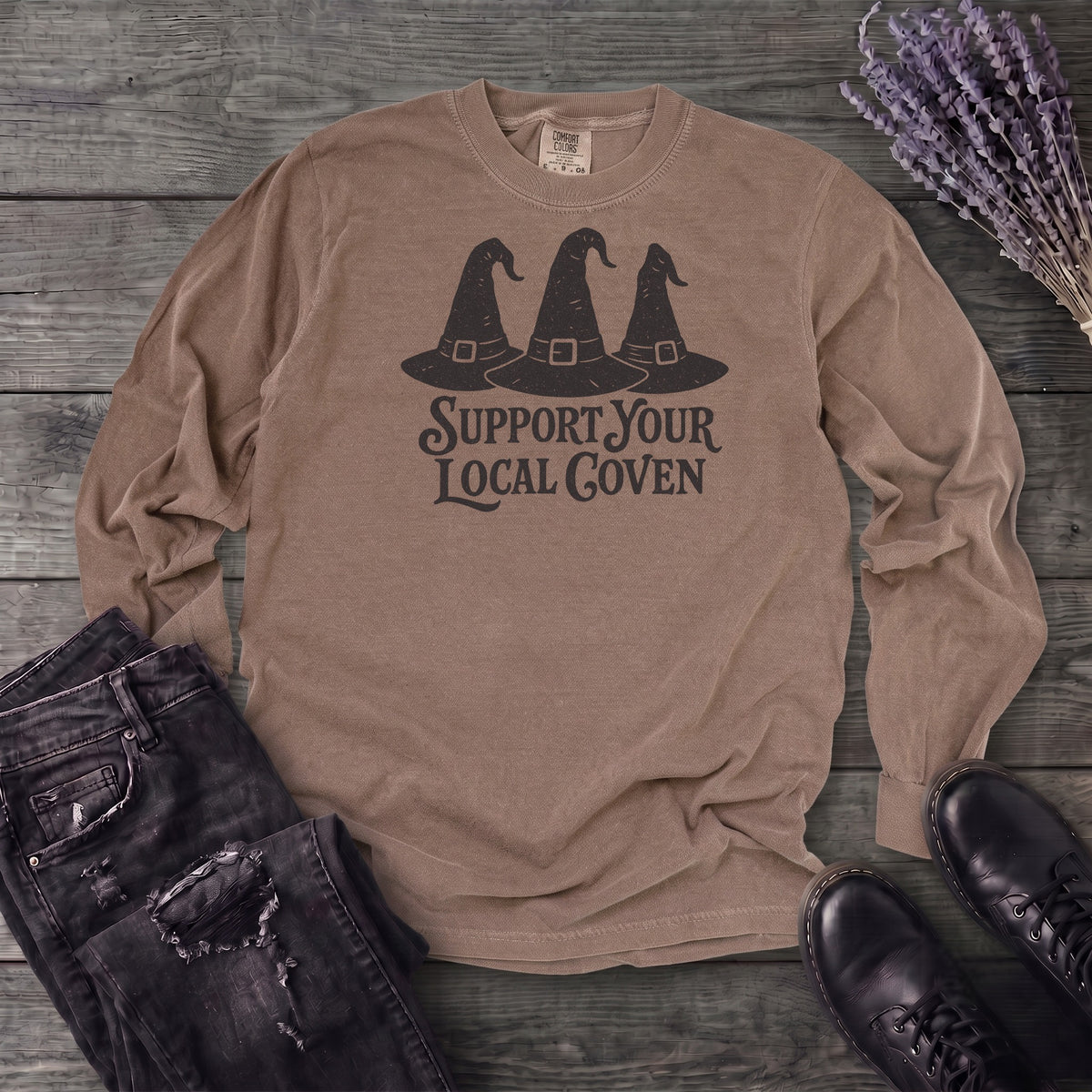 Support Your Local Coven Long Sleeve T-Shirt