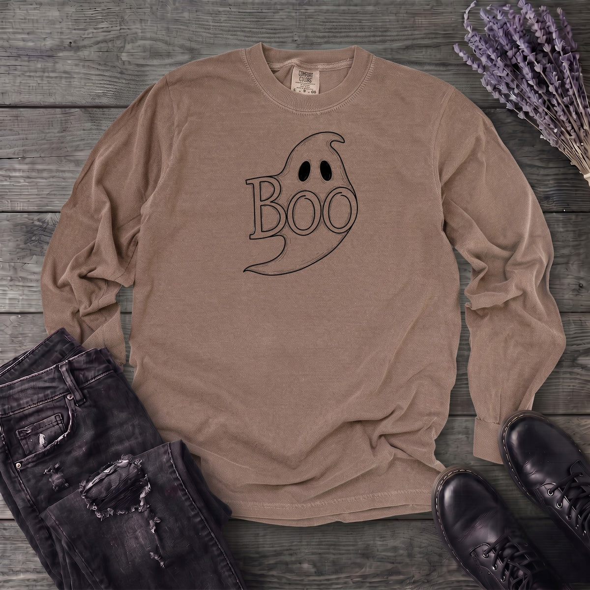 Boo Ghost Long Sleeve T-Shirt