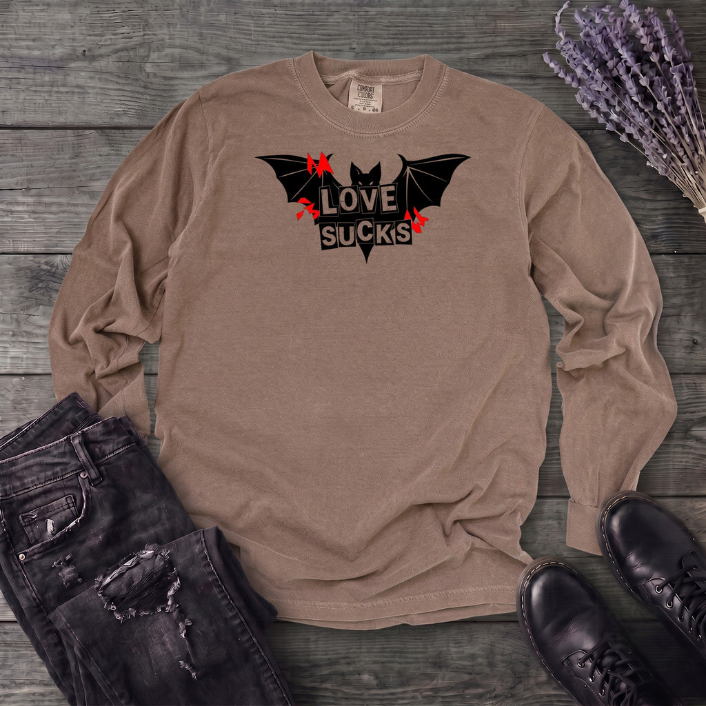 Love Sucks Punk Bat Long Sleeve T-Shirt