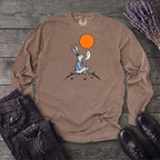 moonlit rabbit and ghost Long Sleeve T-Shirt