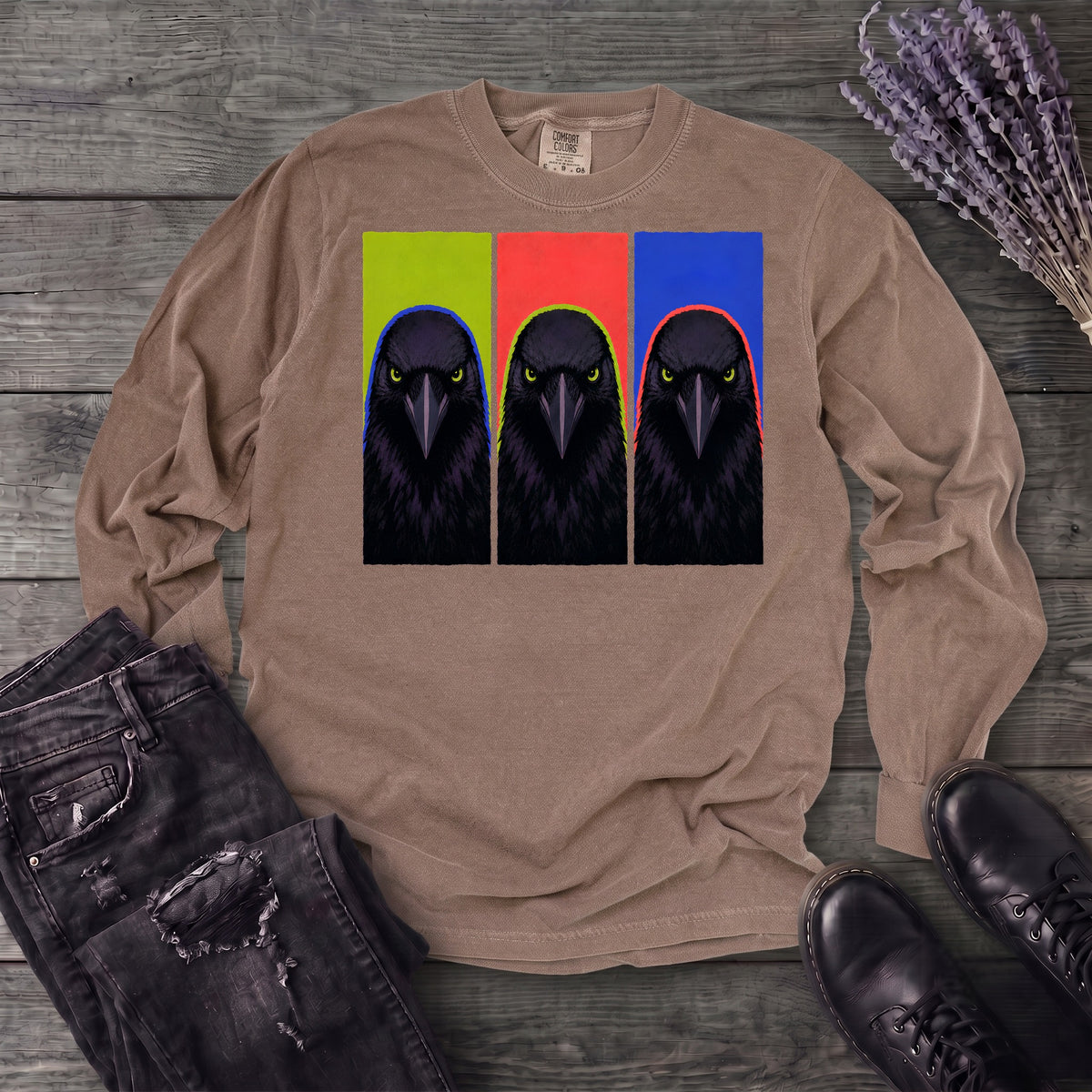 Crow Lineup Long Sleeve T-Shirt