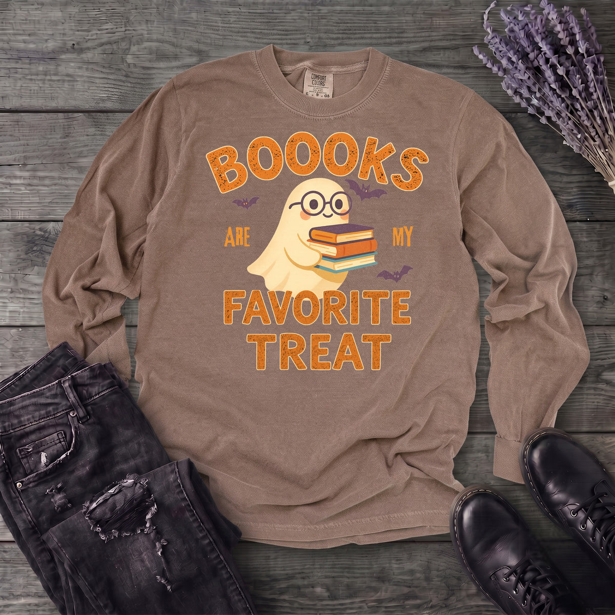 Books Are My Favorite Treats Long Sleeve T-Shirt