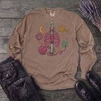 Ribbed Crochet Long Sleeve T-Shirt