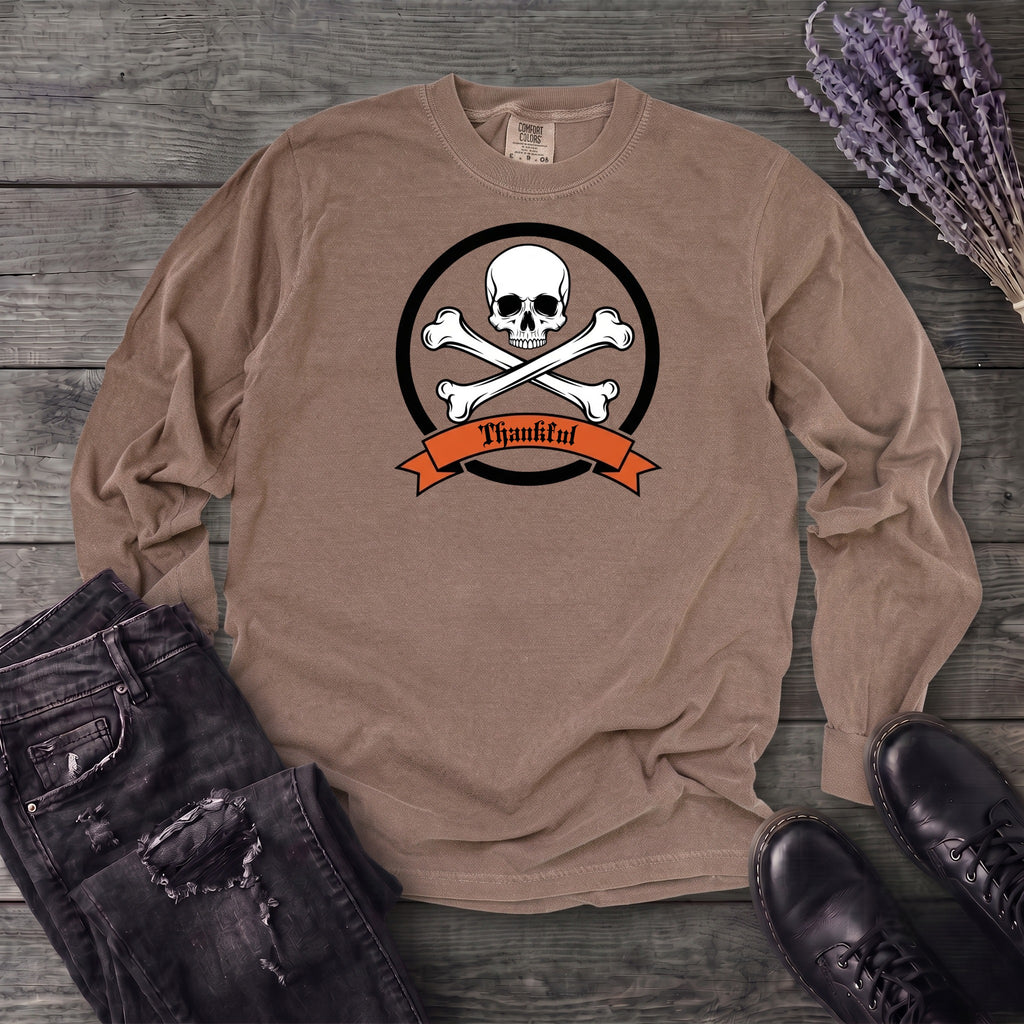 Thankful Crossbones Long Sleeve T-Shirt