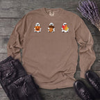 Ghosts Autumn Icons Long Sleeve T-Shirt