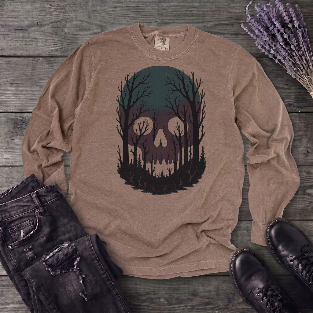 Skull Forest Long Sleeve T-Shirt