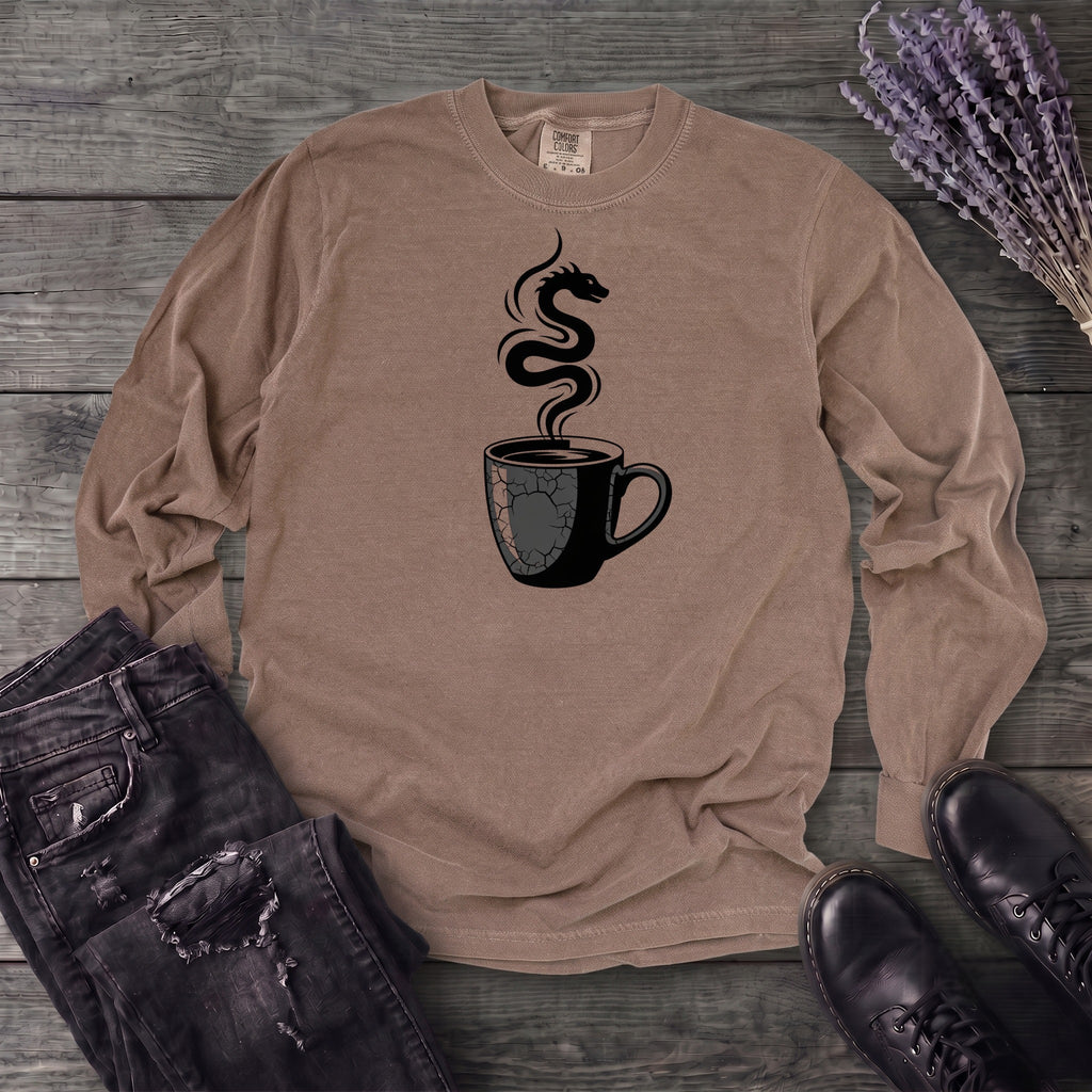 Dragon Coffee Long Sleeve T-Shirt