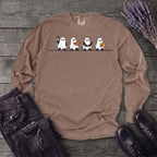 Four Ghost Thanksgiving Long Sleeve T-Shirt