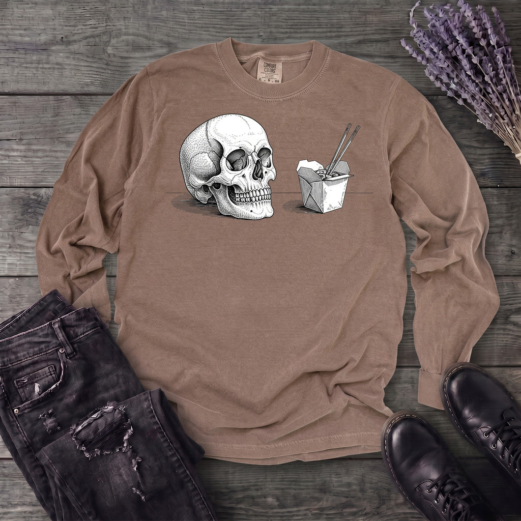 Skull Noodles Long Sleeve T-Shirt