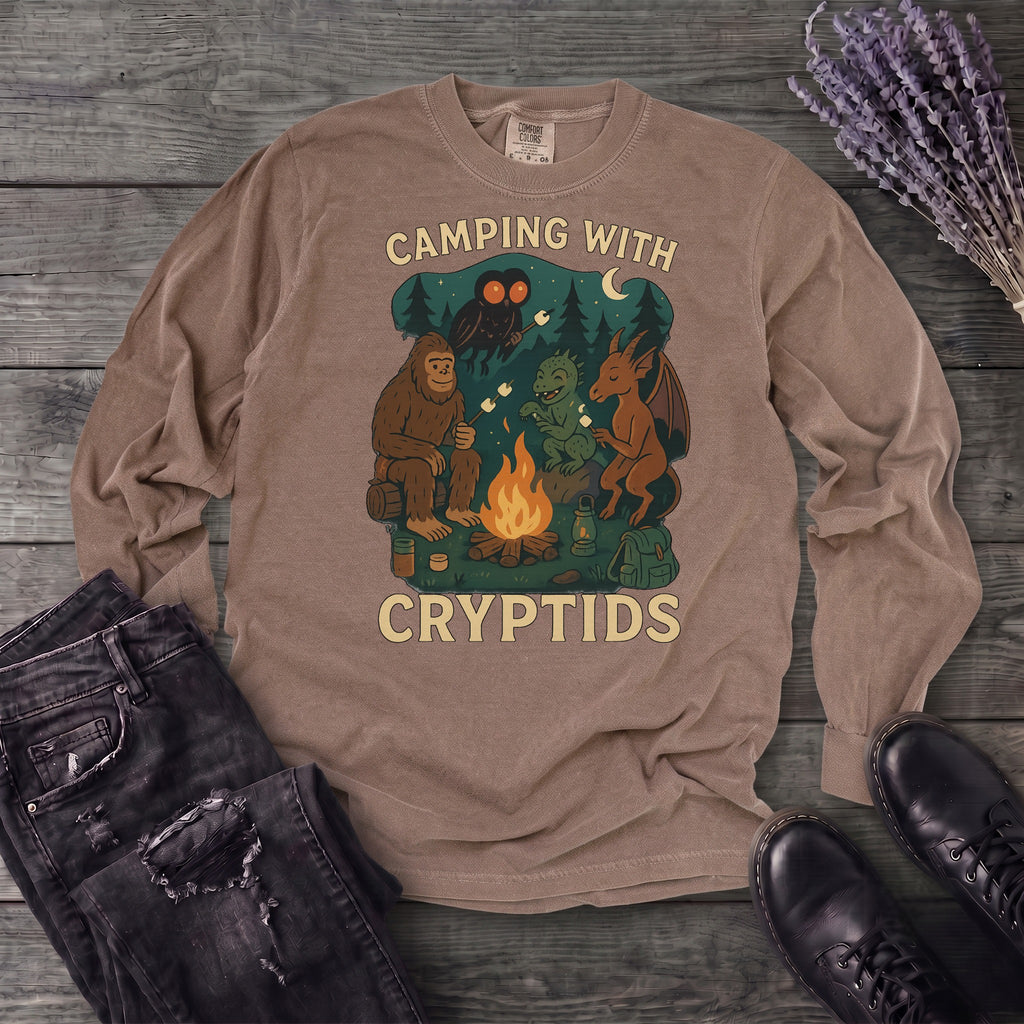 Cryptid Camping Long Sleeve T-Shirt