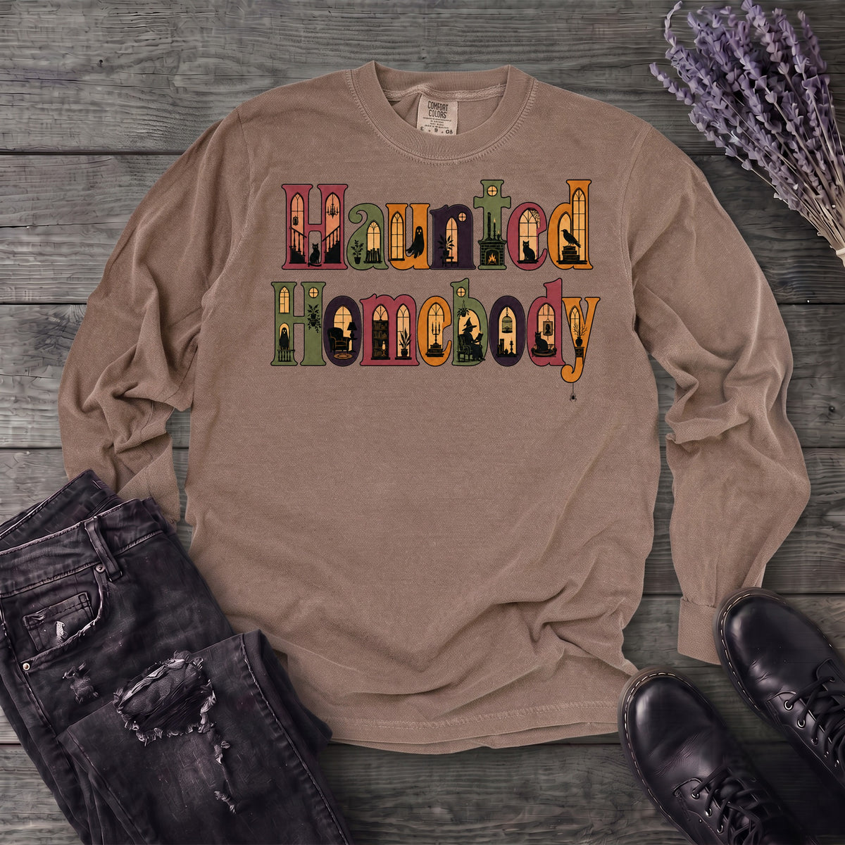 Haunted Homebody Long Sleeve T-Shirt