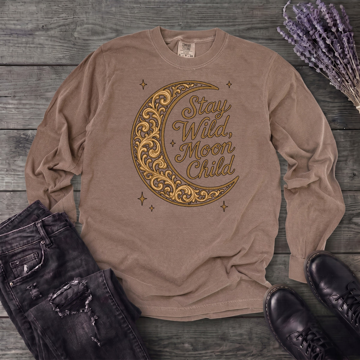 Stay Wild Moon Child Long Sleeve T-Shirt