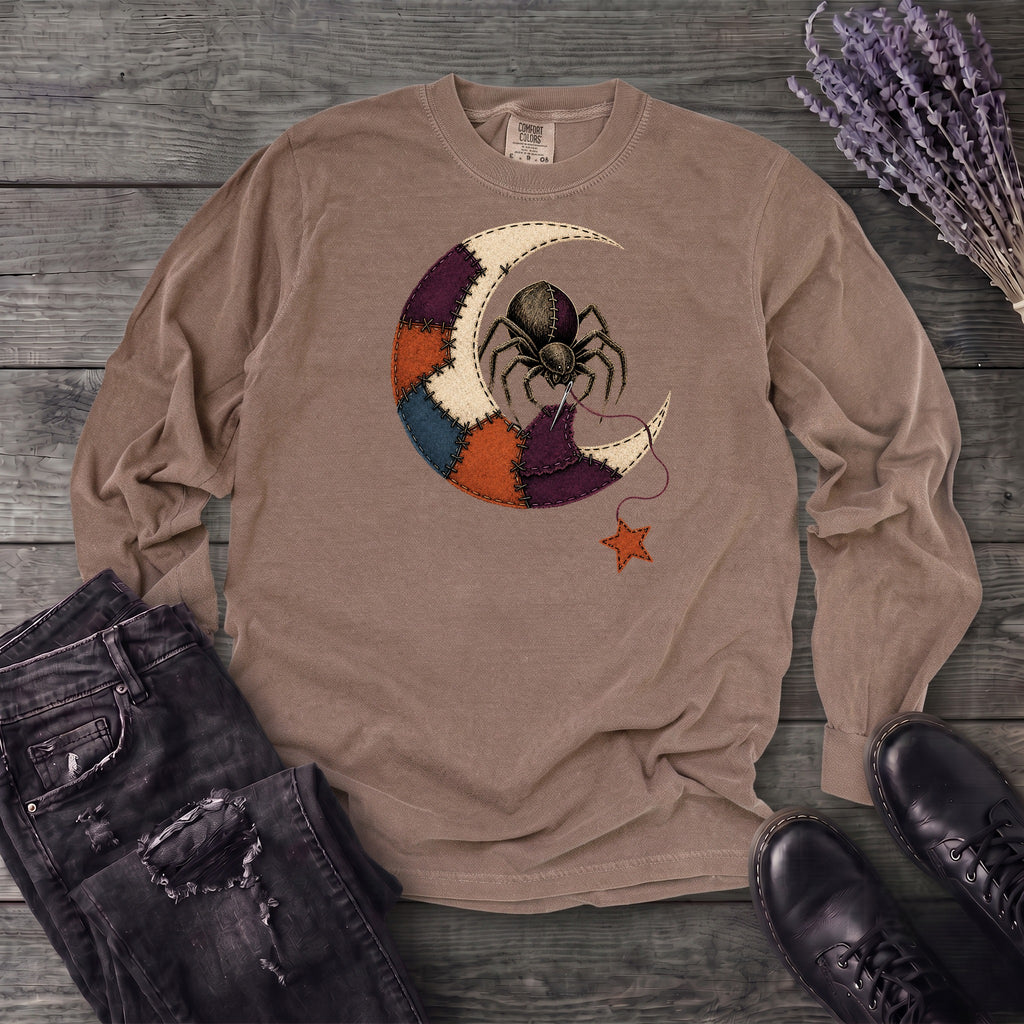 Stitching The Moon Long Sleeve T-Shirt