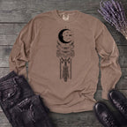 Art Nouveau Crescent Moths Long Sleeve T-Shirt