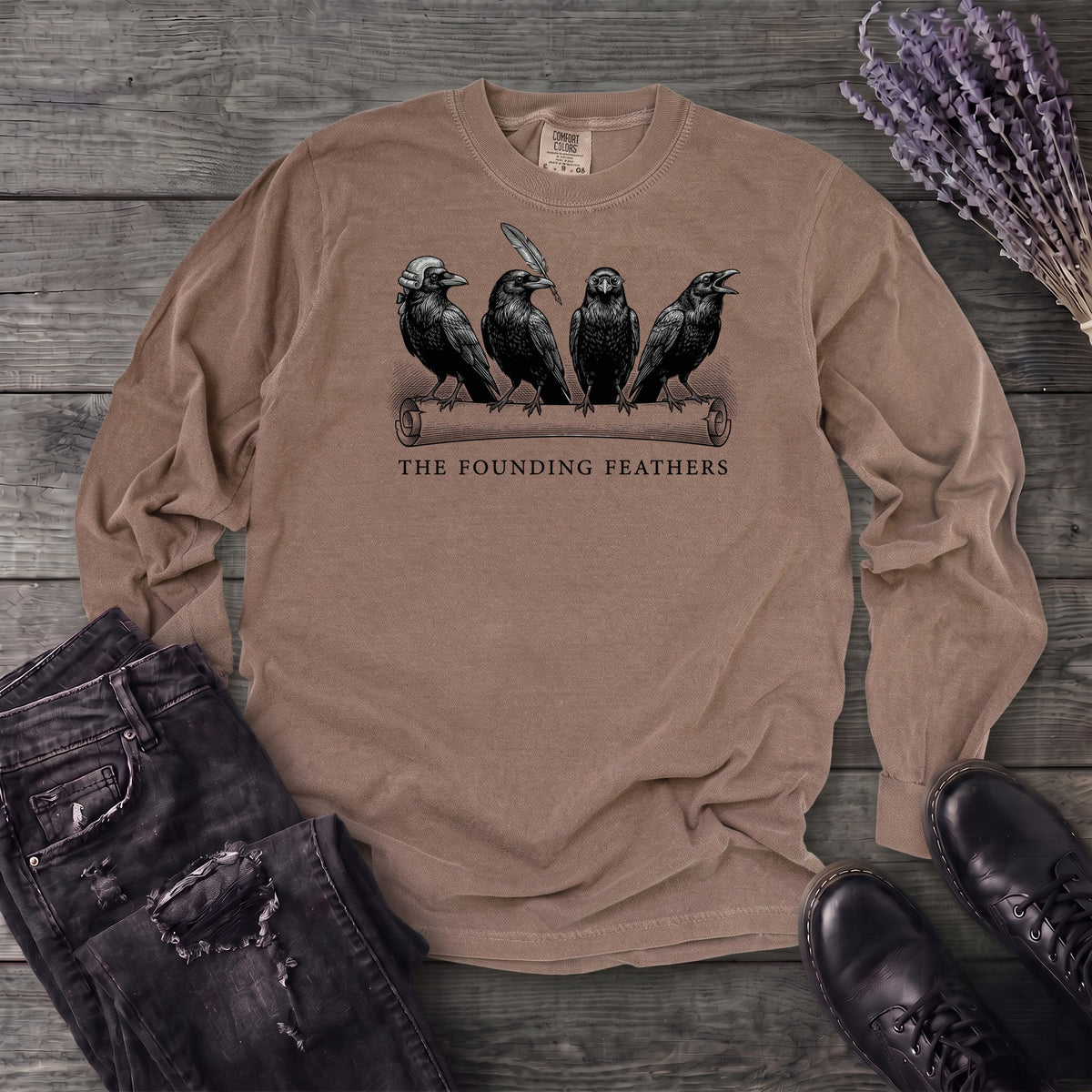 The Founding Feathers Long Sleeve T-Shirt