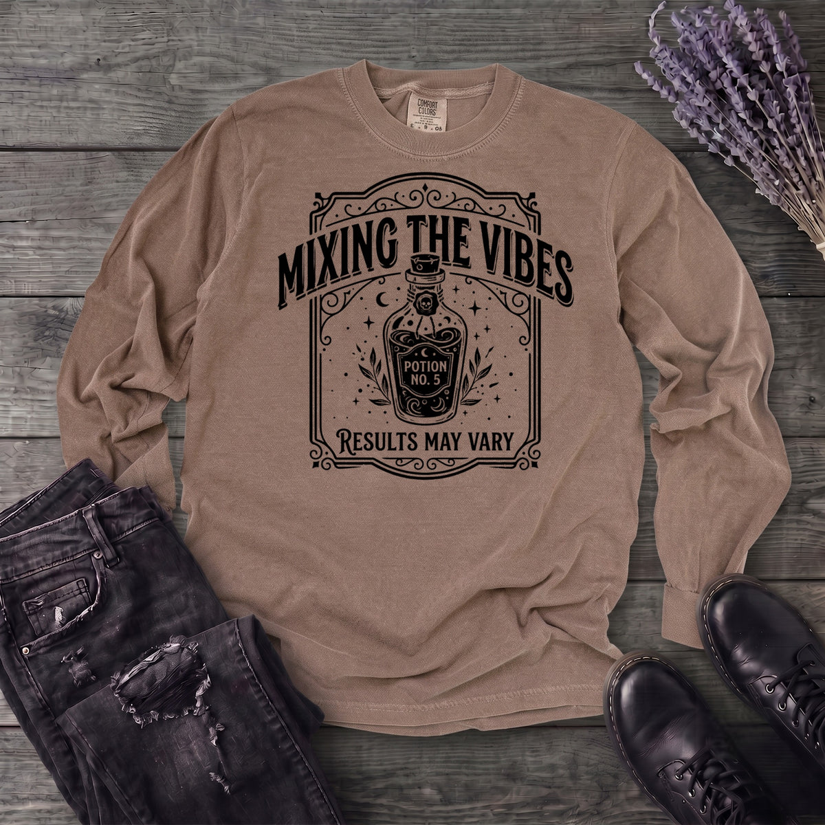 Mixing The Vibes Long Sleeve T-Shirt