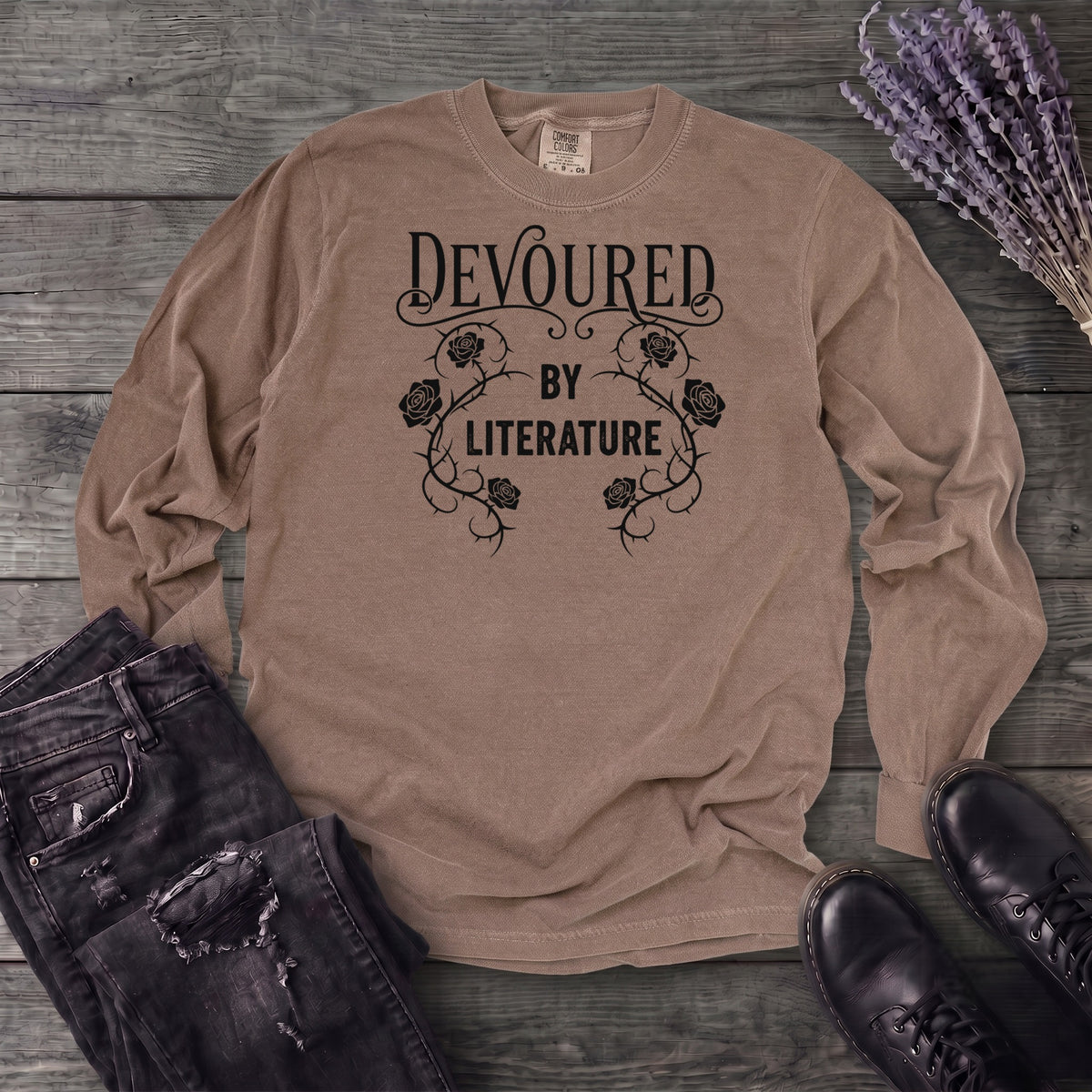 Devoured By Literature Long Sleeve T-Shirt