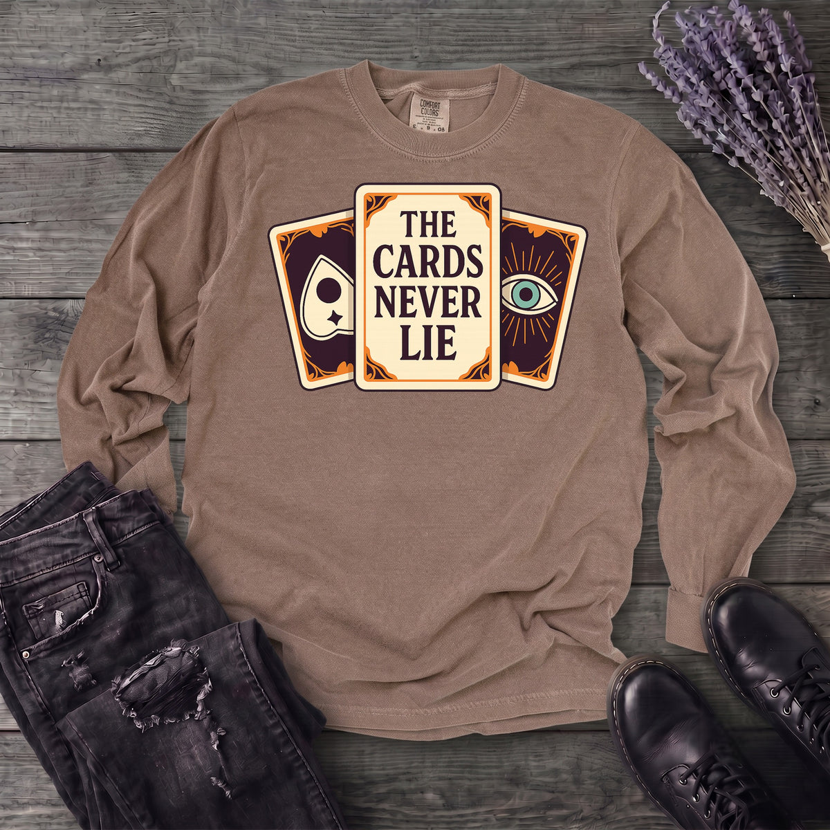 The Cards Never Lie Long Sleeve T-Shirt