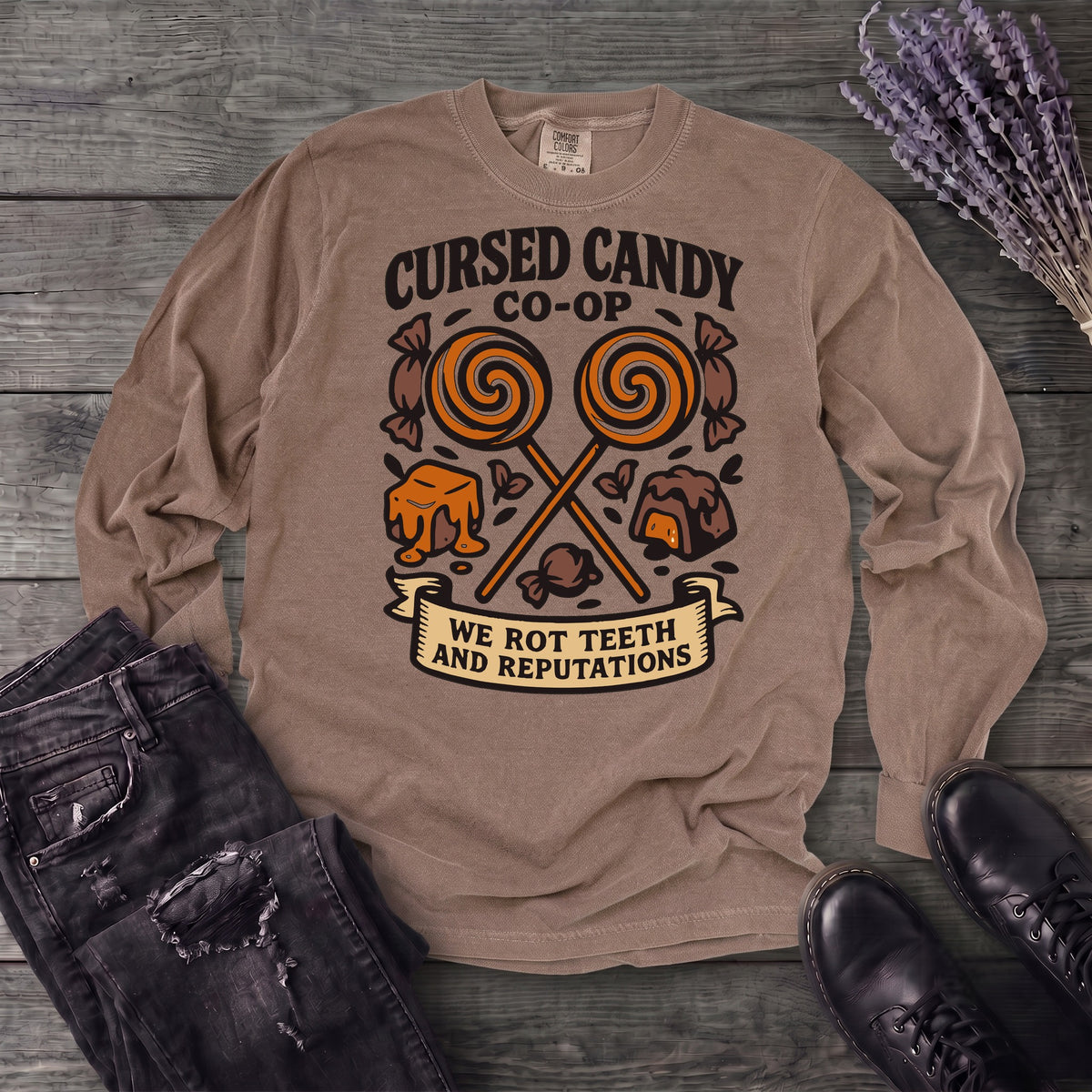 Cursed Candy Co Op Long Sleeve T-Shirt