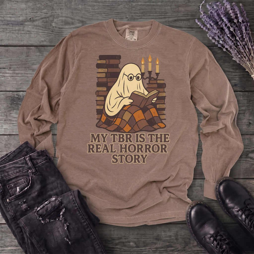 My Tbr Is The Real Horror Story Long Sleeve T-Shirt
