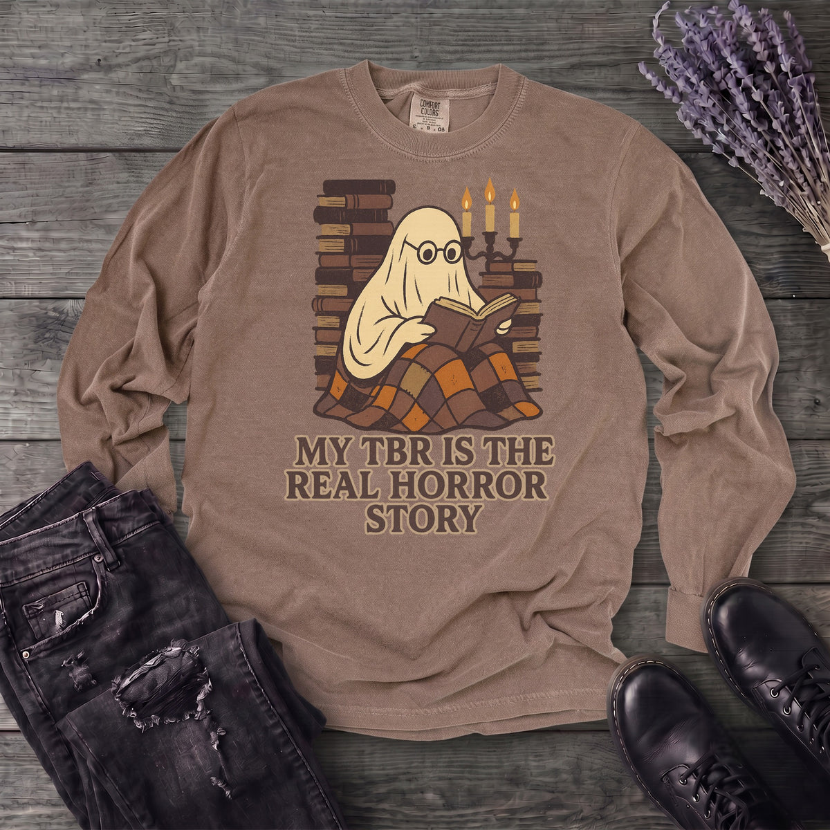My Tbr Is The Real Horror Story Long Sleeve T-Shirt