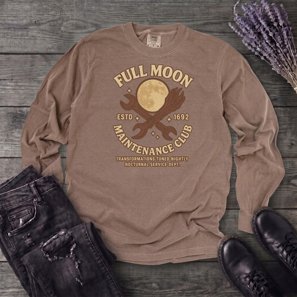 Full Moon Maintenance Long Sleeve T-Shirt