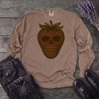 Strawberry Skull Long Sleeve T-Shirt