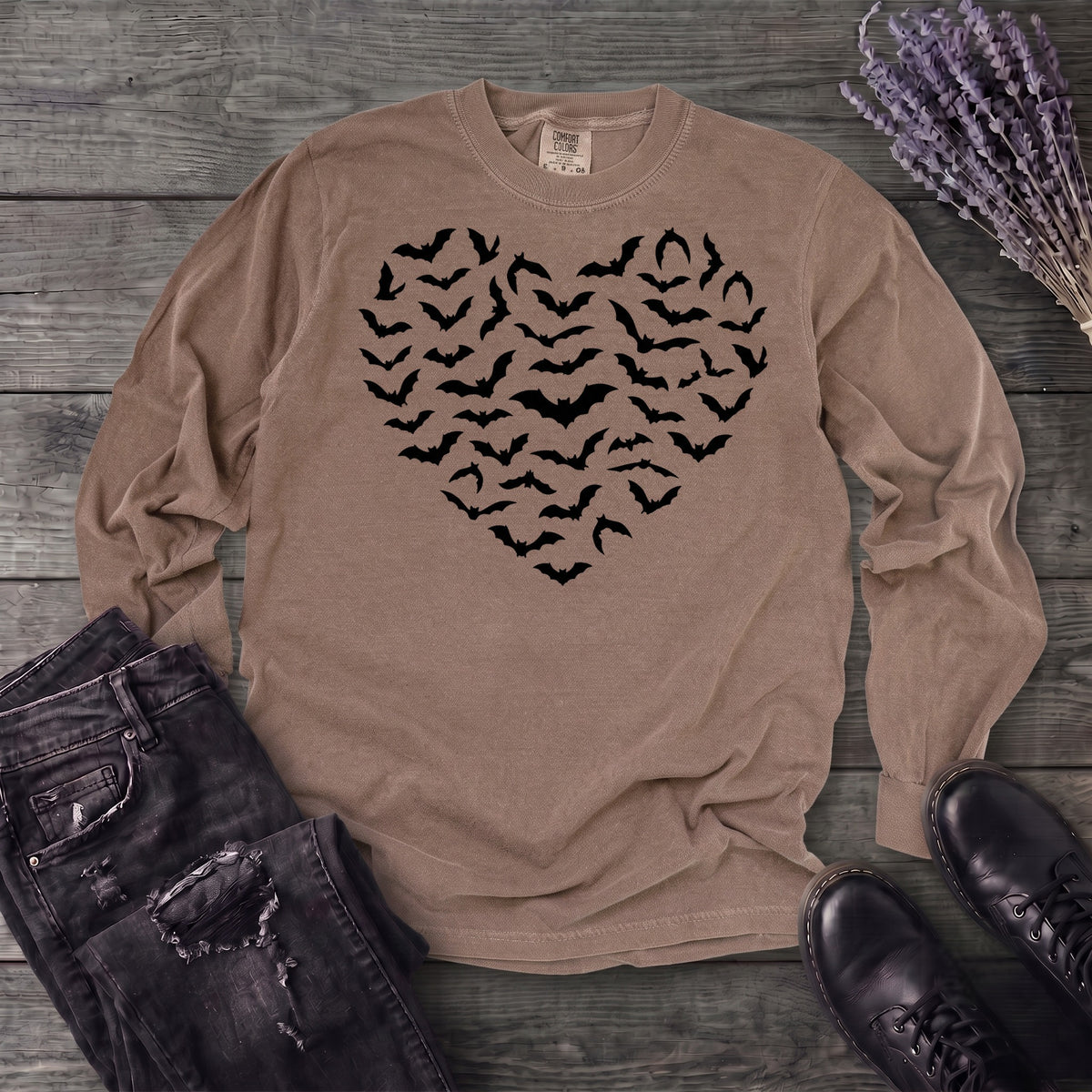 heart of bats Long Sleeve T-Shirt