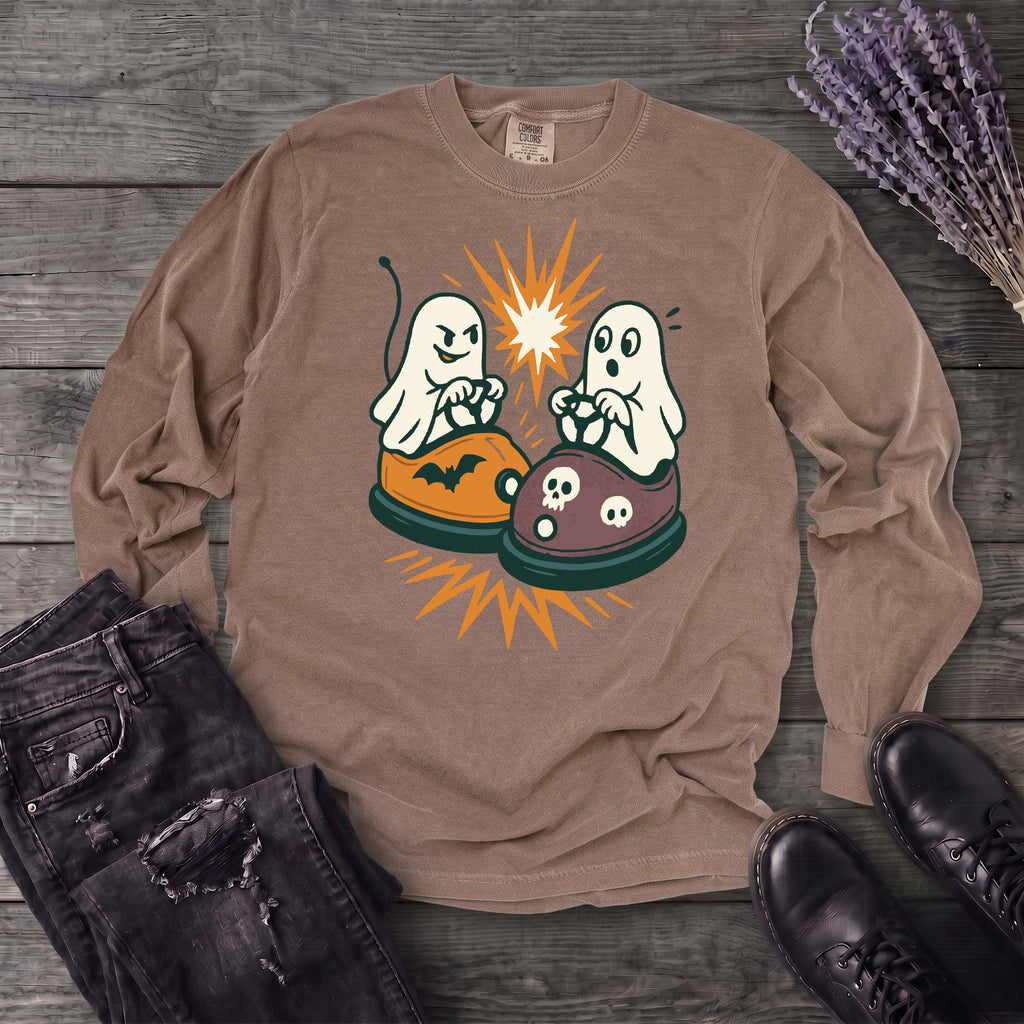 Ghost Bumper Cars Long Sleeve T-Shirt