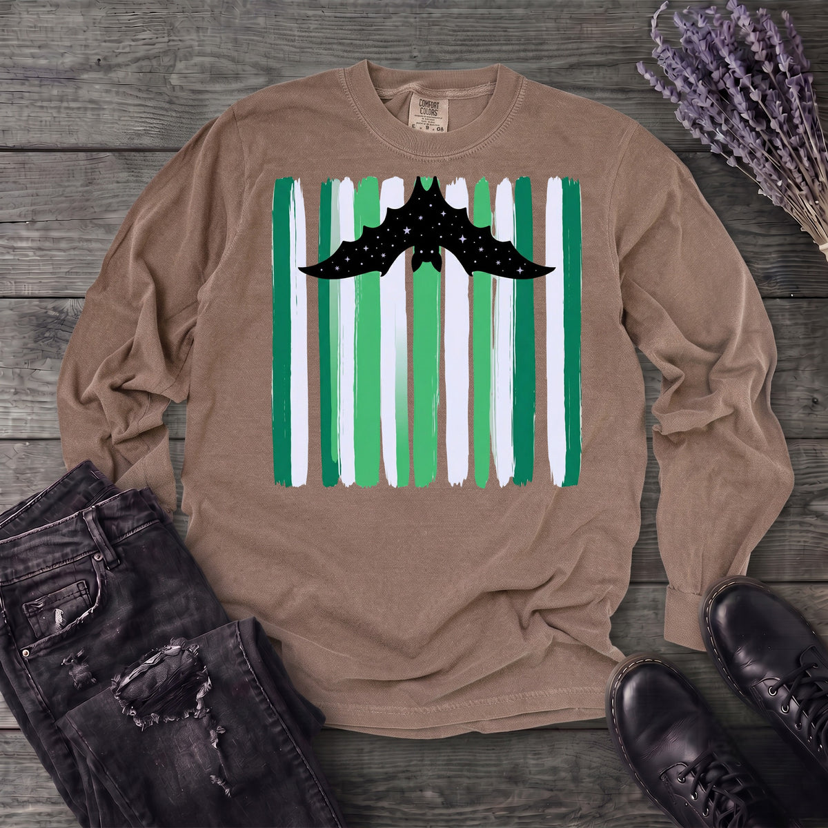 celestial dopamine maximalist bat Long Sleeve T-Shirt